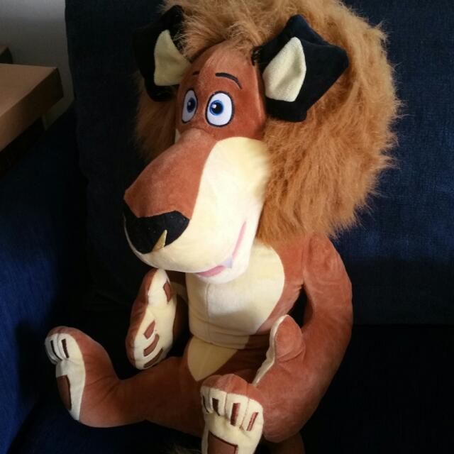 Madagascar-plush Toy (Alex The Lion), Hobbies & Toys, Toys & Games on ...