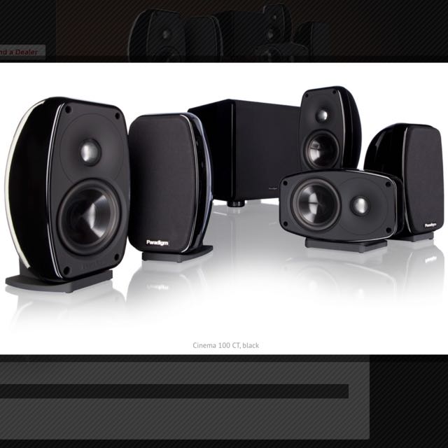 paradigm cinema 100 ct 5.1