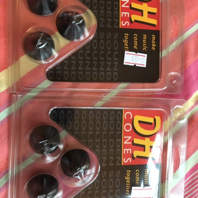 Speaker Isolation Cones, Audio, Other Audio Equipment on Carousell