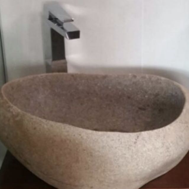 Stone Basin (Category: Bathroom & Kitchen Fixtures) located in Singapore. Submitted by psducky (Listing ID 100429708, Image 2). Description: Toilet wash basin.