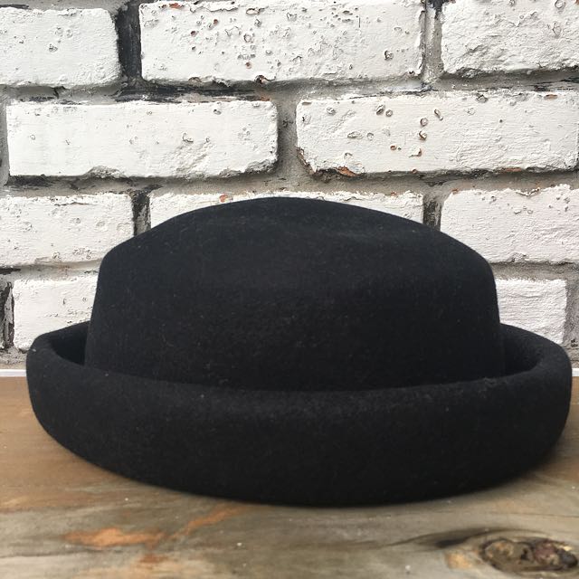 Topi Bowler / Derby Black Hat H\u0026M 