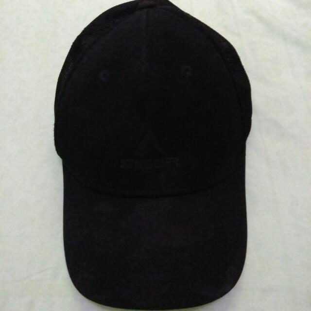 Topi Eiger Mount Full Black Fesyen Pria Aksesoris Topi Di Carousell