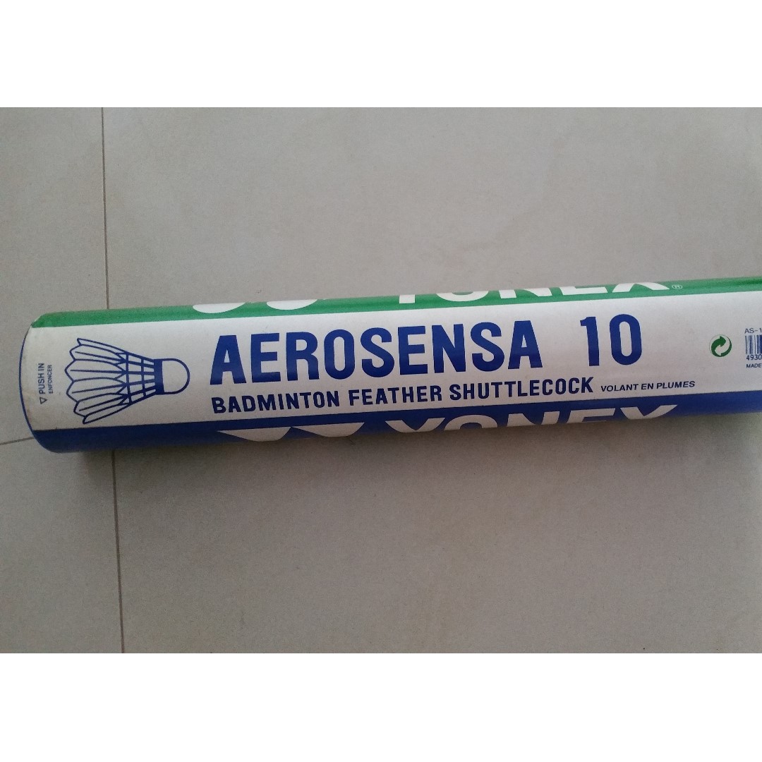 Yonex Aerosensa 10 (AS10) feather shuttlecocks, Sports Equipment, Sports & Games, Racket & Ball
