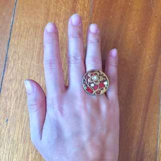 Pink Round Ring