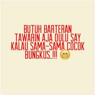 Cari Barteran?! Mampir Yuk