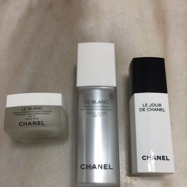 Chanel Le Blanc Whitening Serum, Beauty & Personal Care, Bath & Body, Body  Care on Carousell