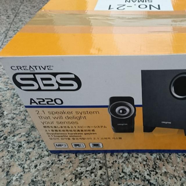 creative sbs a220