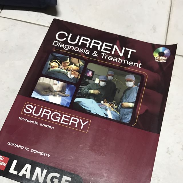 Current Diagnosis And Treatment Surgery Hobbies Toys Books Magazines Textbooks On Carousell