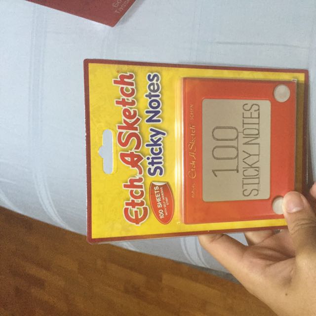 Etch A Sketch Sticky Notes Books Stationery Stationery
