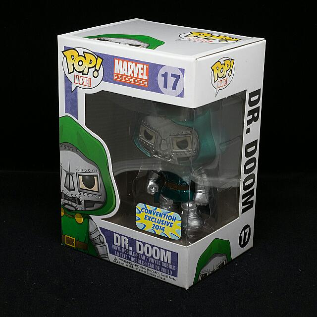 funko pop dr doom metallic