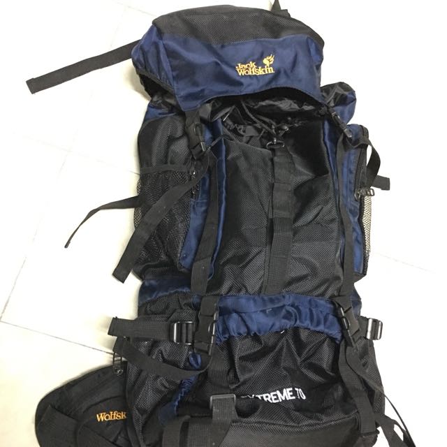 Aardbei Rationeel Steen Jack Wolfskin Extreme 70 Backpack, Sports Equipment, Sports & Games, Water  Sports on Carousell