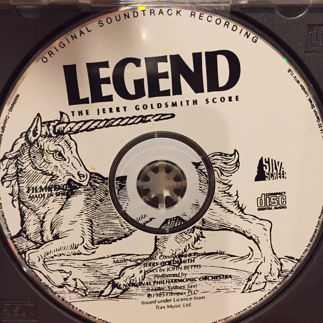 Legend Movie Soundtrack Ost Jerry Goldsmith Score Rare Music Media Cd S Dvd S Other Media On Carousell