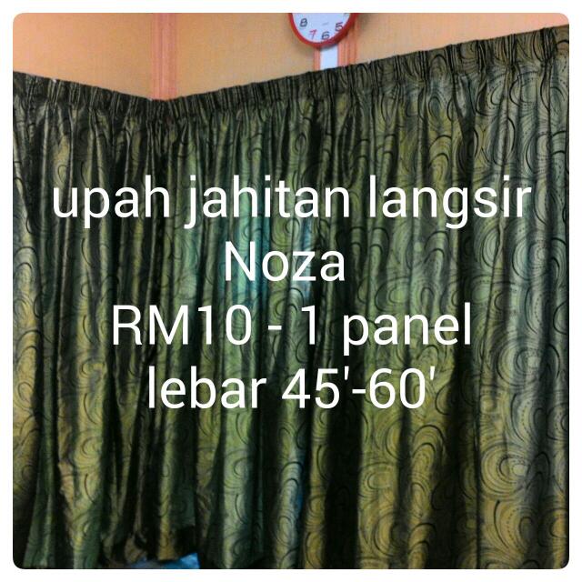 Menerima Upah Jahit Langsir, Home u0026 Furniture, Others on Carousell