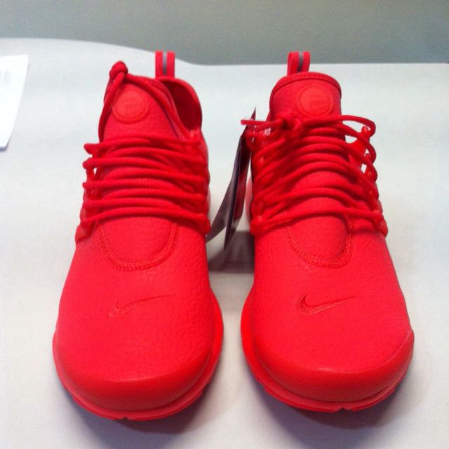 Nike Presto Triple Red (leather), Men's 