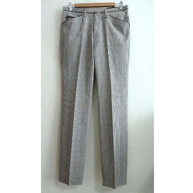 zara checkered pants mens