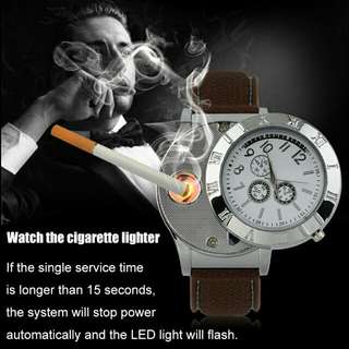 Men's Quartz Wrist Watch Electronic Lighter USB Rechargeable,
whatsapp 0182941089