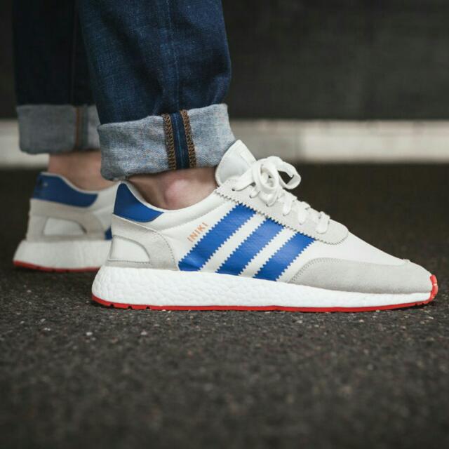 adidas iniki off white blue red