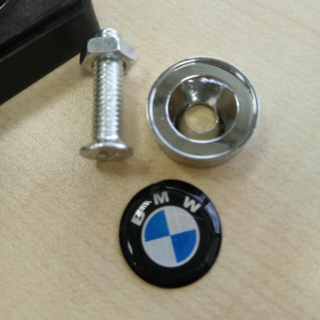 BMW License Plate screws (set of 4), Car Accessories on Carousell