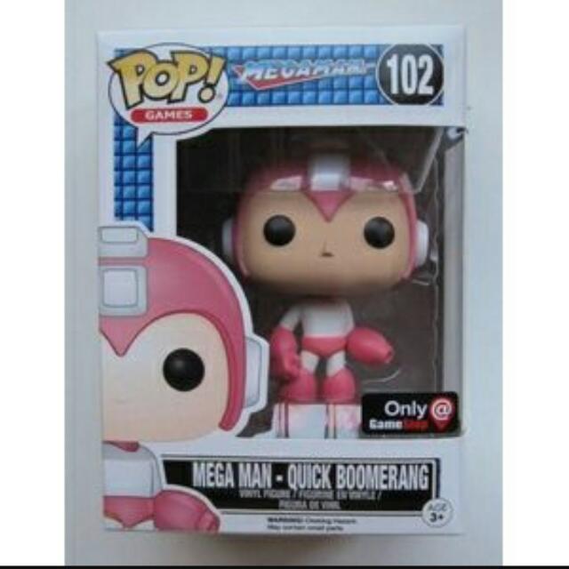Funko Pop Gamestop Exclusive Mega Man Quick Boomerang Toys Games Others On Carousell