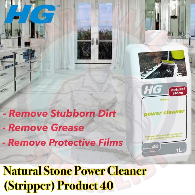 Hg Natural Stone Power Cleaner Stripper 1l Home Appliances On