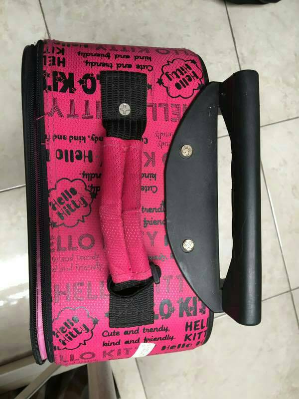 Jual Murah Tas Koper Traveling Anak Original Hello Kitty Preloved