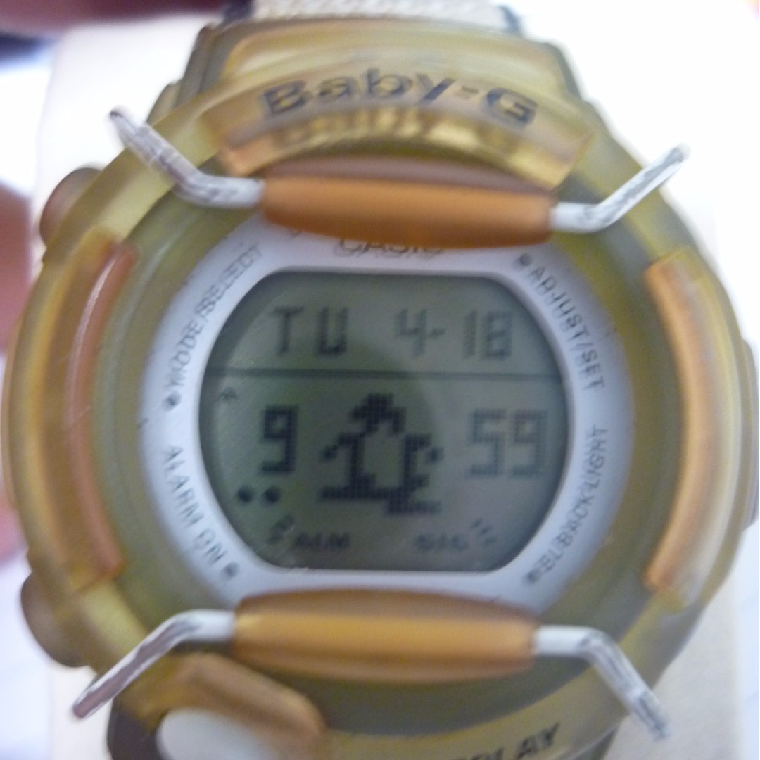 Old vintage G shock with games animals witch BG 450