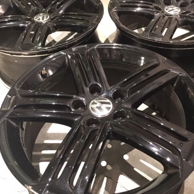Original VW Golf R Mk6 18 Talladega Rims Made In Europe Car