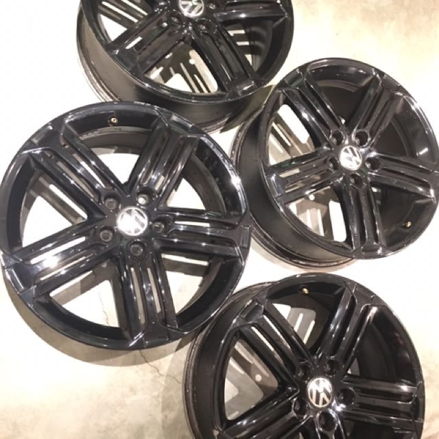 Original VW Golf R Mk6 18 Talladega Rims Made In Europe Car