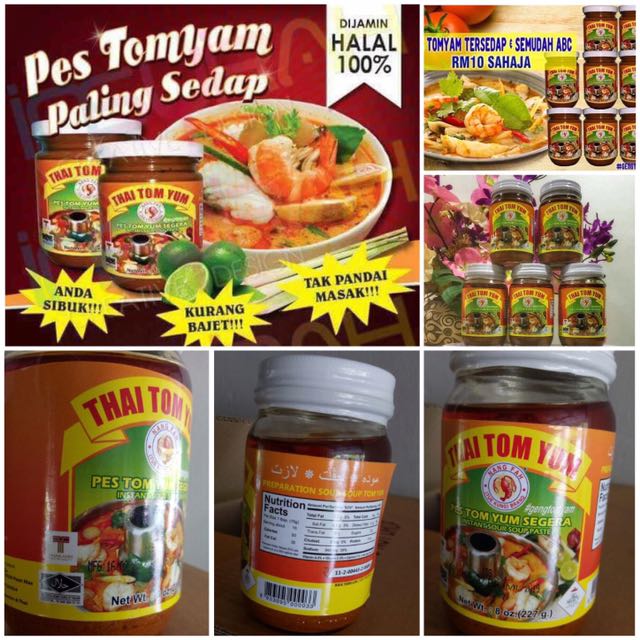 Pes Tom Yum Thai Food Drinks Instant Food On Carousell
