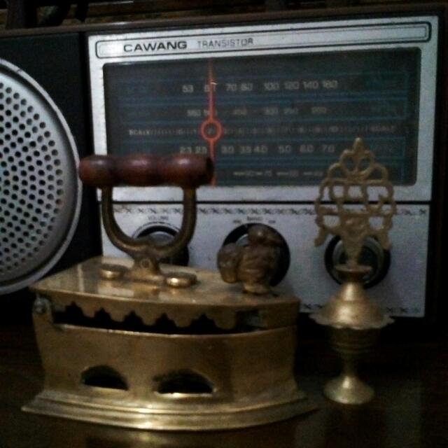 Strika Arang Mini Jaman Dulu, Antik, Pajangan di Carousell