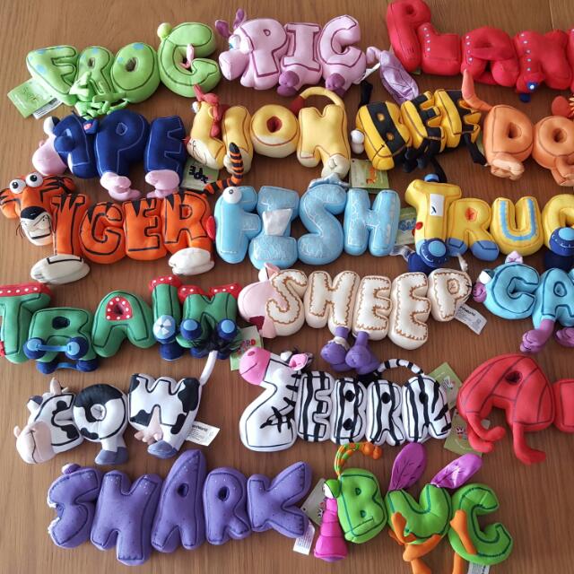 TIGER WordWorld Educational Plush Pull Apart Letter