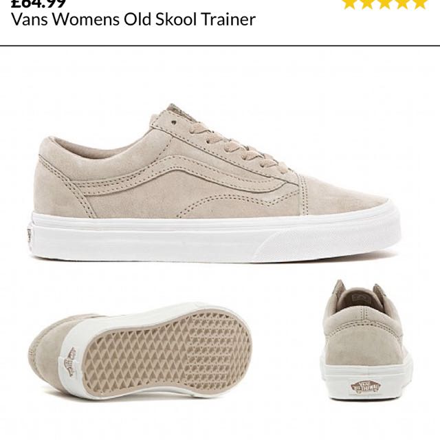 beige vans shoes