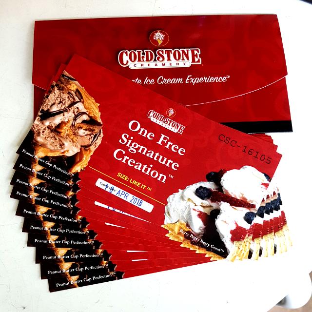30% off - cold stone creamery coupon & promo code... Cold Stone Creamery Voucher, Tickets & Vouchers, Vouchers on Carousell