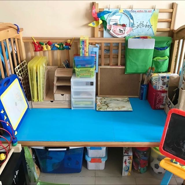 Crib desk hot sale