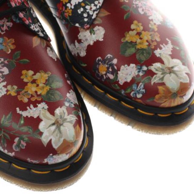 baby doc martens floral