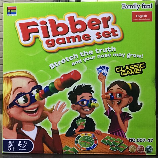 Fibber Game Set, Hobbies & Toys, Toys & Games on Carousell
