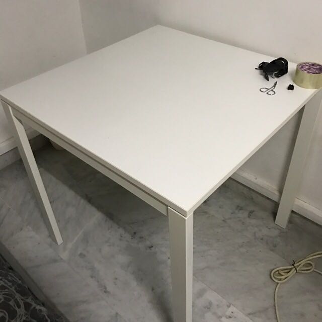 IKEA Melltorp Table 75x75cm, Furniture & Home Living, Furniture, Tables ...