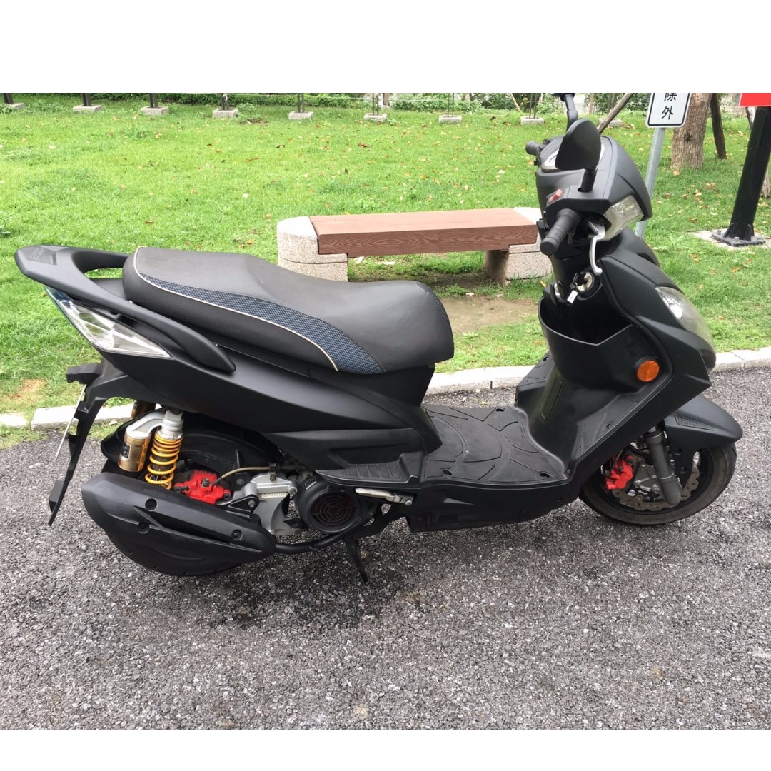 motoservice〕2011年 光阳 kymco 雷霆 雷霆150 racing 消光黑外观