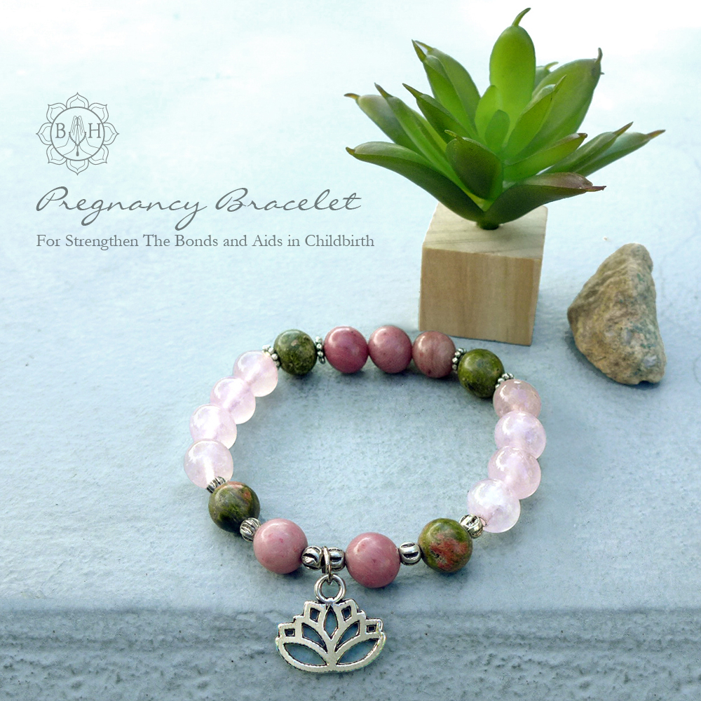 Childbirth crystal bracelet deals