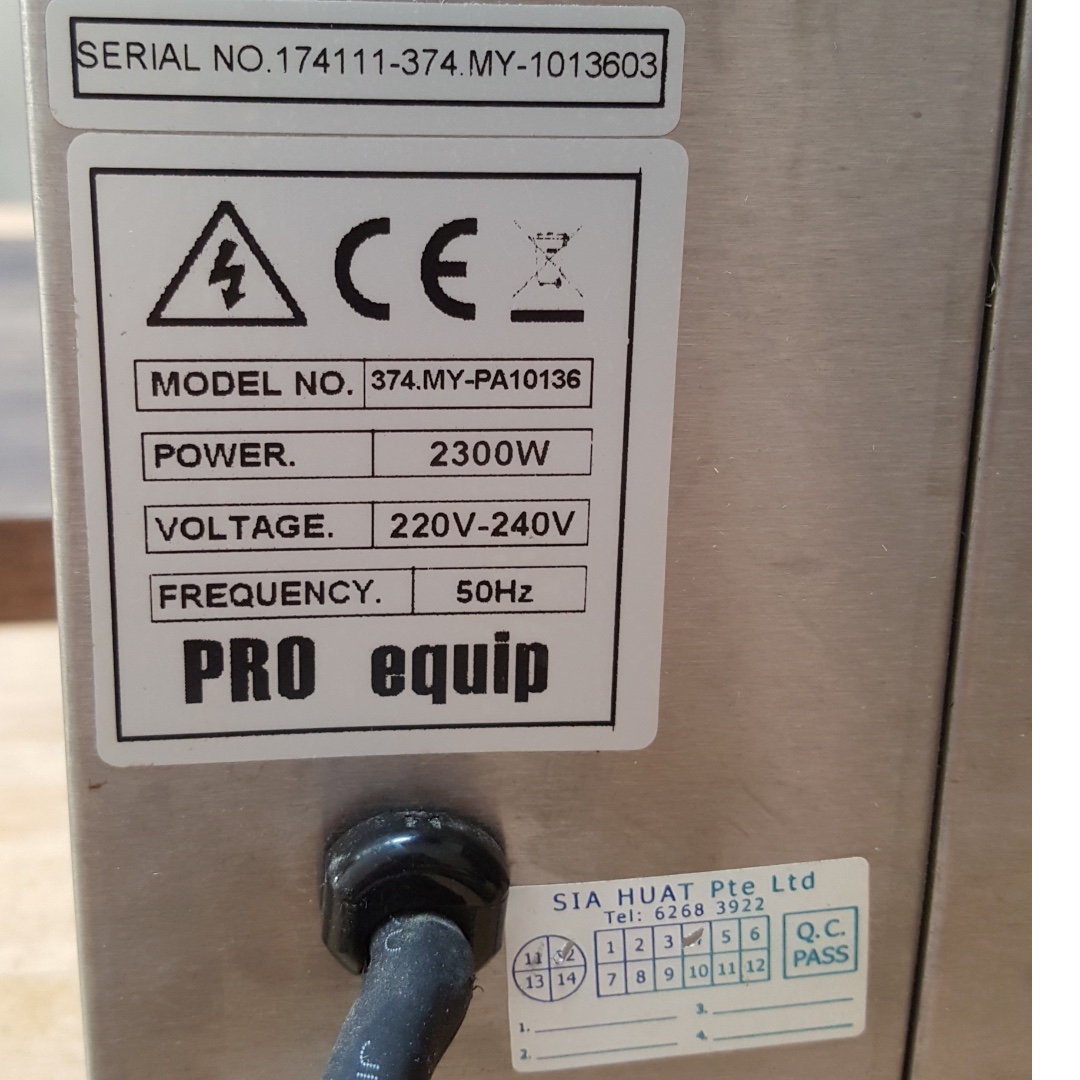 Pro Equip Economy Conveyor Toaster 300500slices/hr, TV & Home