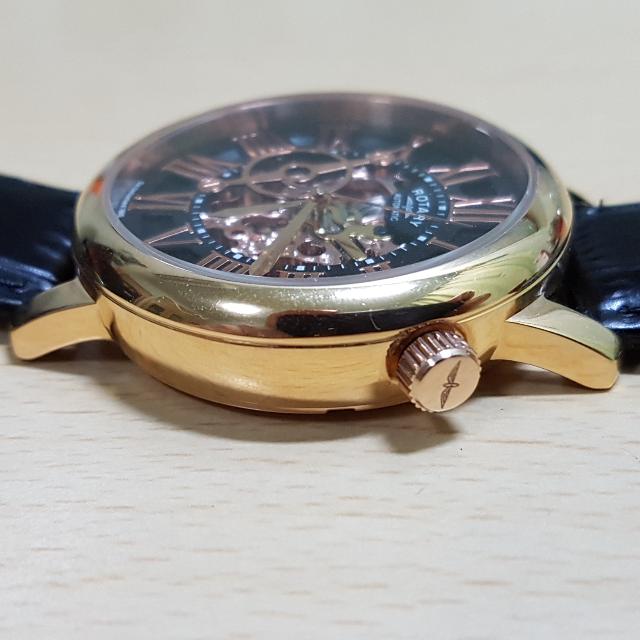 Rotary Rose Gold Skeleton Automatic Watch Limited Edition