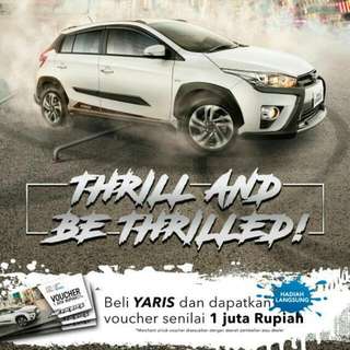AYOO BELI YARIS DAN DAPATKAN VOCER CARD SENILAI 1JT RUPIAH