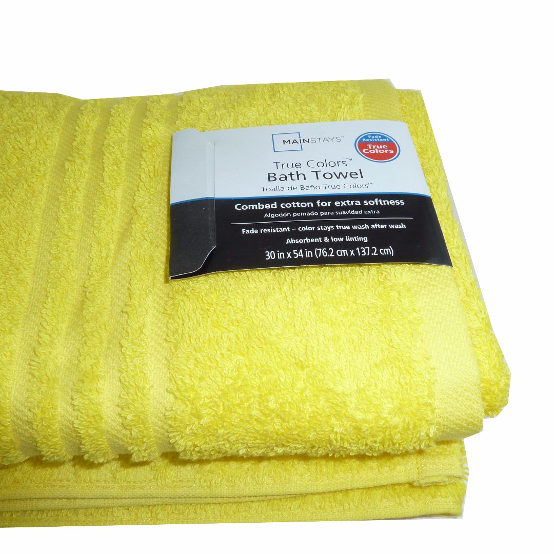 Mainstays true colors bath towels sales