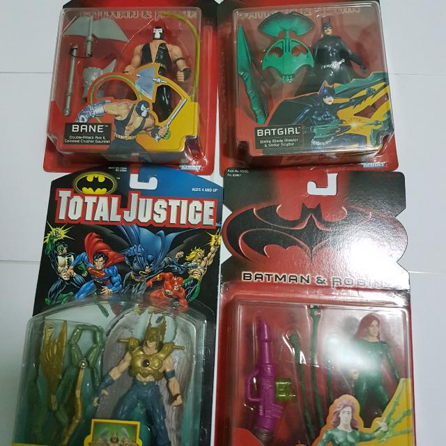Batman Animated Action Figures: Bane Catwoman Poison Ivy DC Comics