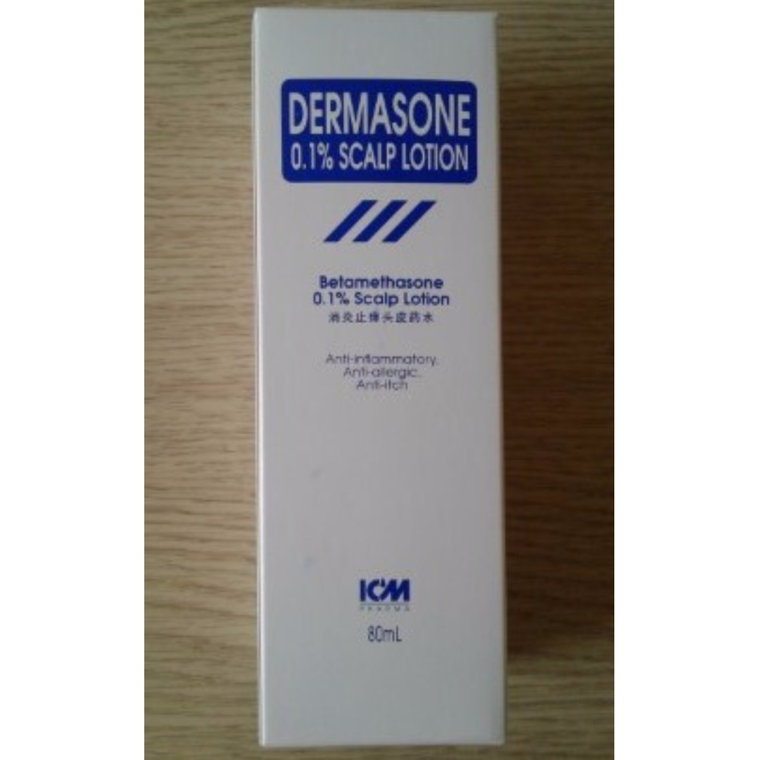 DERMASONE 0.1% SCALP LOTION, Health & Beauty, Hair Care on Carousell