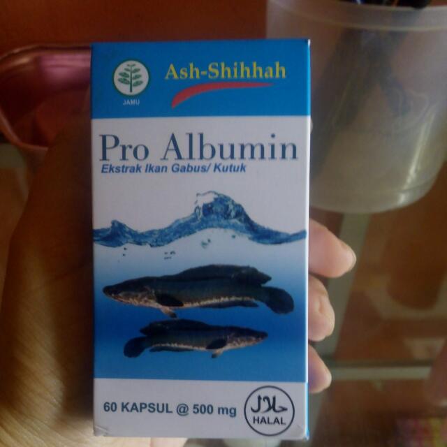 IKAN PRO ALBUMIM AS SHIHAH ISI 60 KAPSUL ✓