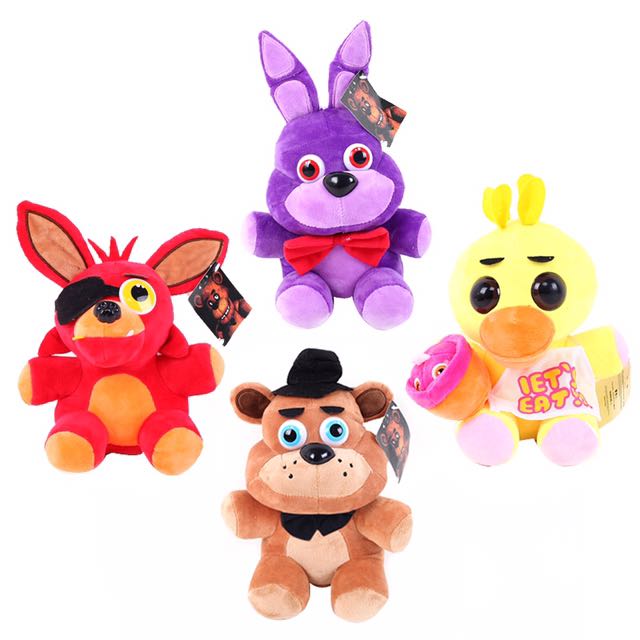 Fnaf Five Nights At Freddy S Plush Toys Games Bricks Figurines On Carousell