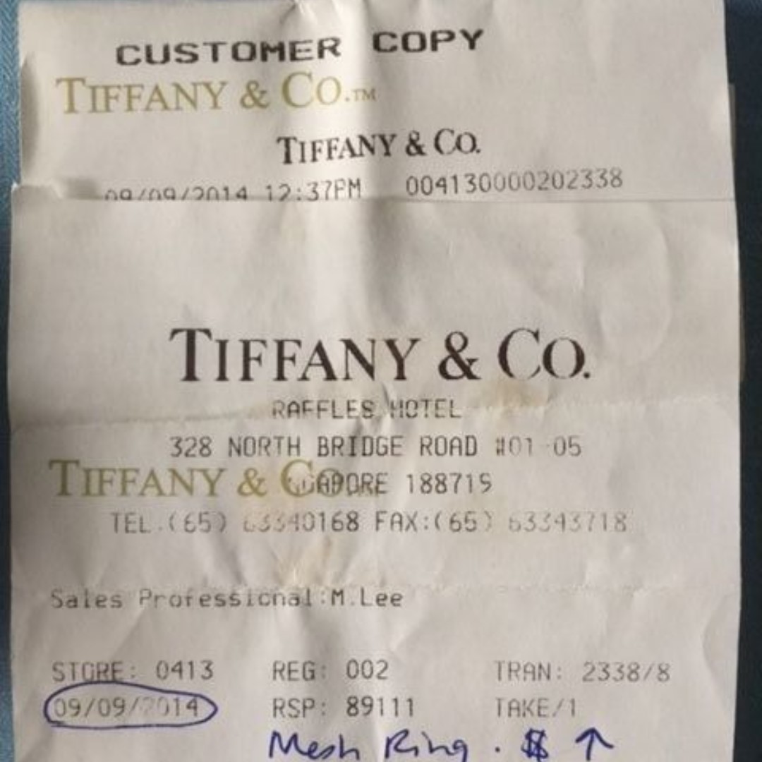 Ag 925 tiffany ring hot sale