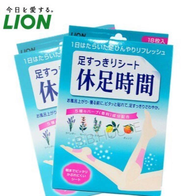 JAPAN LION Foot Patch Relieve Tired/Cooling Gel Sheet, Beauty & Personal Care, Foot Care on