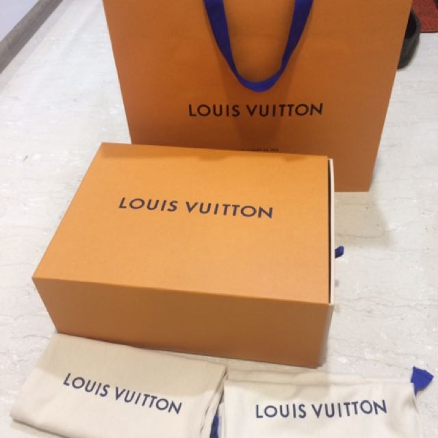 LOUIS VUITTON shoe boxes, Luxury, Accessories on Carousell